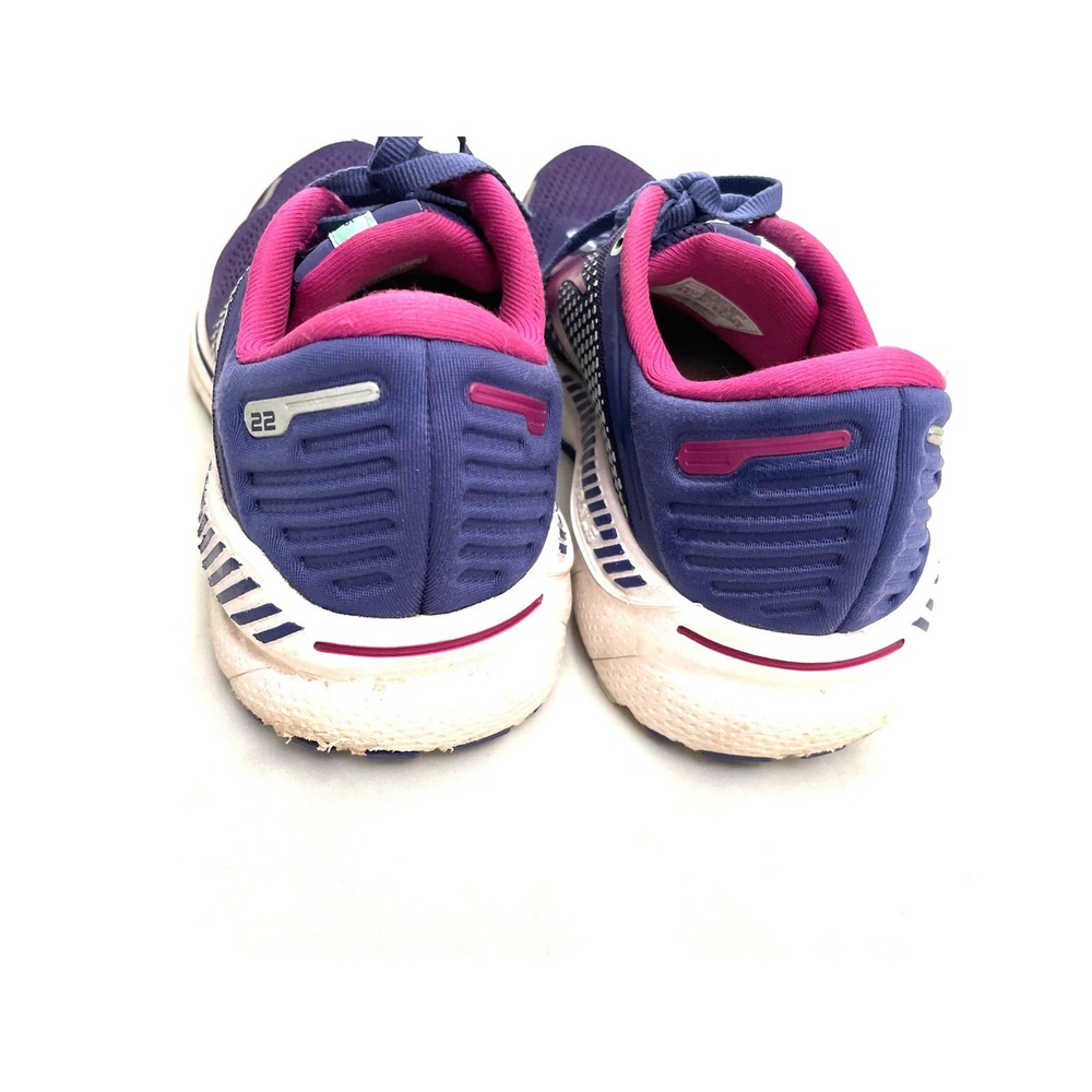 Brooks Adrenaline GTS‎ 22 Women 8.5 Purple Pink Running Shoes 1203531B403 - Picture 5 of 13